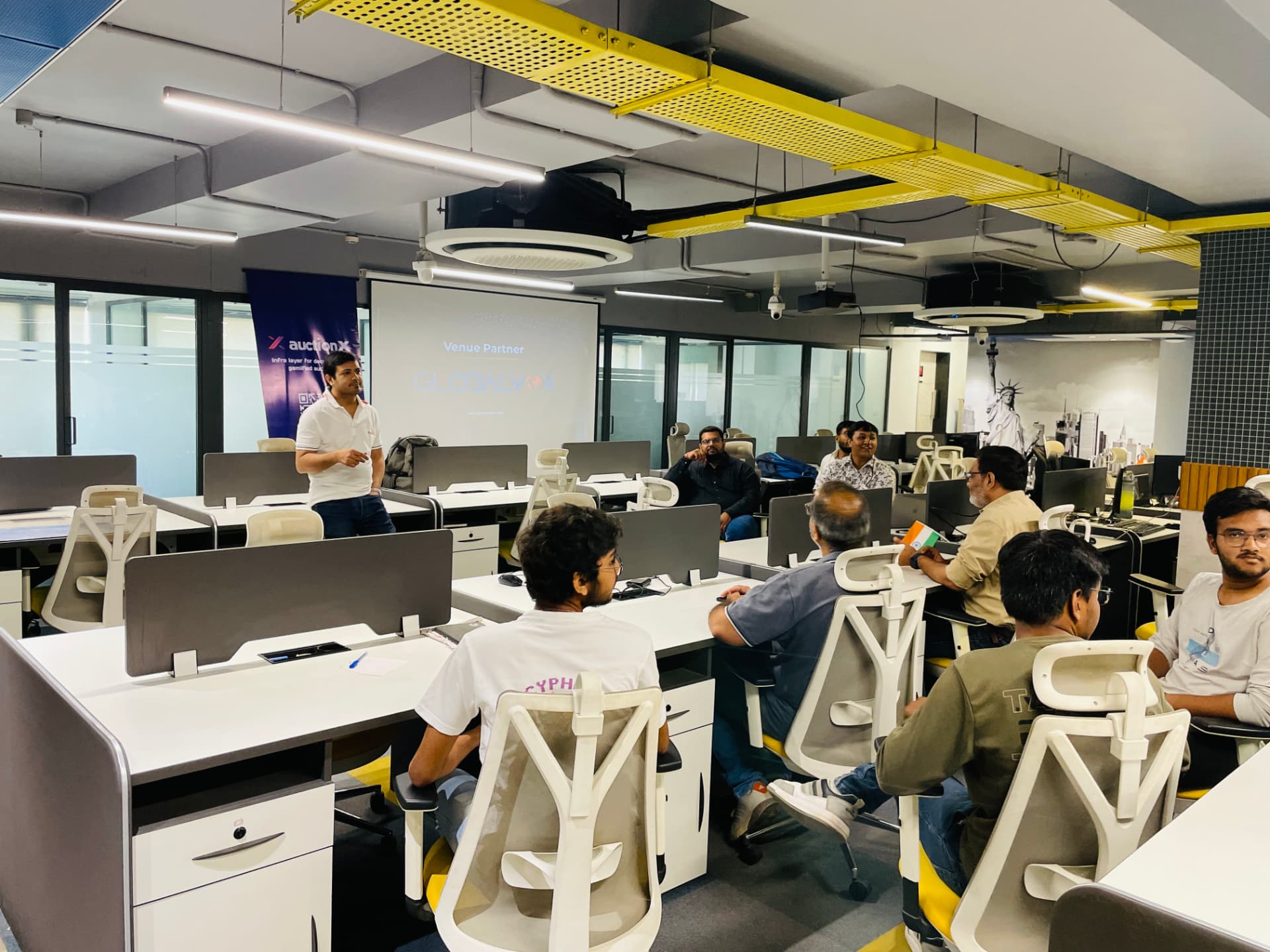 Venue partner session at a Web3 meetup
