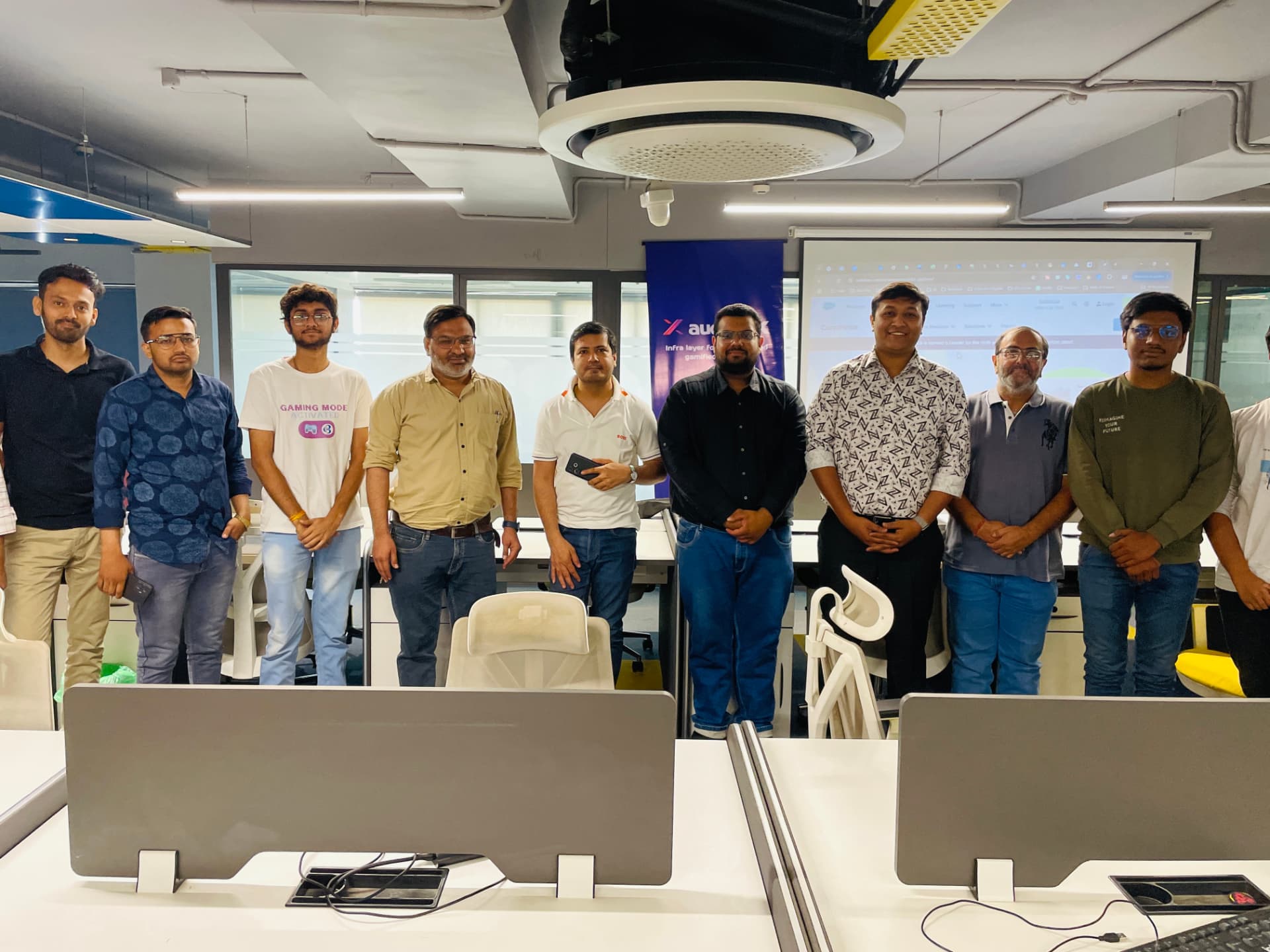Group photo of Web3 Community India meetup attendees